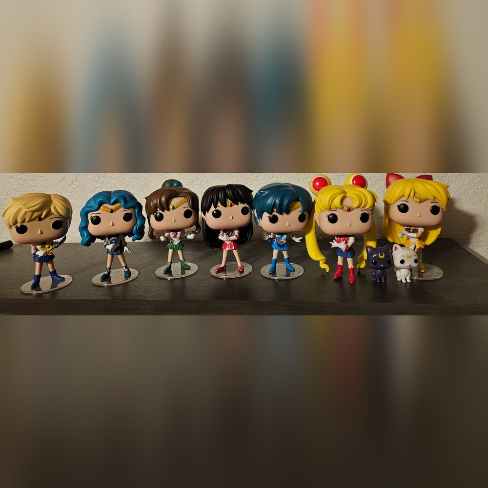 Funko Pop 9 Piece Sailor Moon Set Bundle